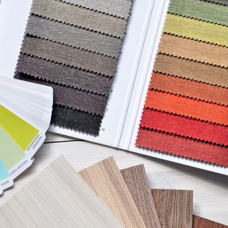Color swatches. 